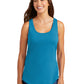Women's Pocketless Cotton Tank Top - LPC54TT - Neon Blue