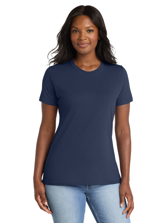 Women's Pocketless Core Blend Tee - LPC55 - Navy