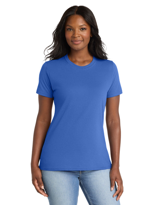 Women's Pocketless Core Blend Tee - LPC55 - Royal