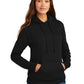Women's 1-Pocket Pullover Hooded Sweatshirt - LPC78H - Jet Black