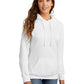 Women's 1-Pocket Pullover Hooded Sweatshirt - LPC78H - White