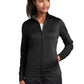 Women's Sport-Wick Fleece Full-Zip Jacket - LST241 - Black