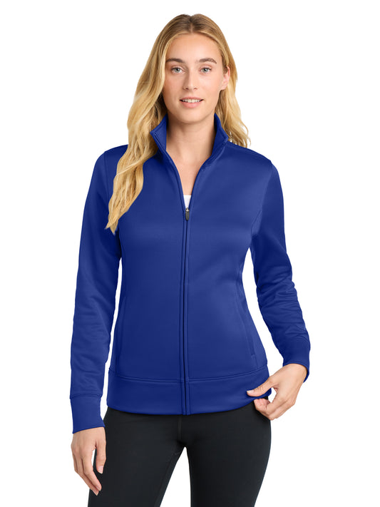 Women's Sport-Wick Fleece Full-Zip Jacket - LST241 - True Royal