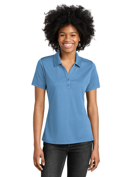 Women's PosiCharge Moisture-Wicking Polo - LST550 - Carolina Blue