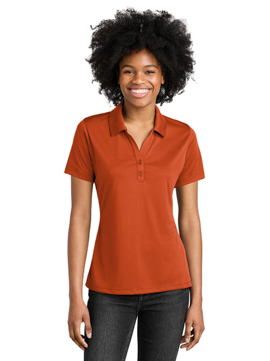 Women's PosiCharge Moisture-Wicking Polo - LST550 - Deep Orange