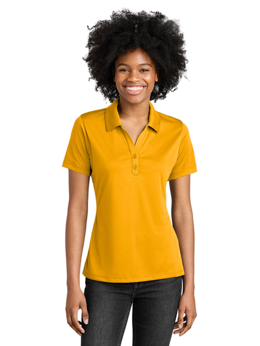 Women's PosiCharge Moisture-Wicking Polo - LST550 - Gold