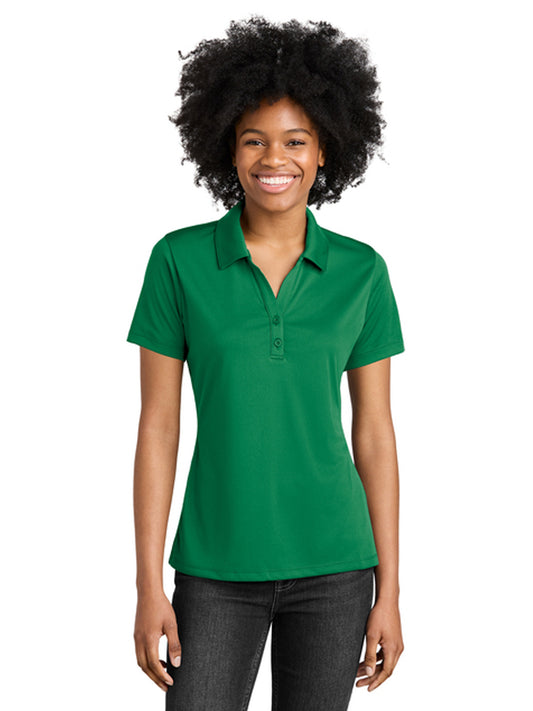 Women's PosiCharge Moisture-Wicking Polo - LST550 - Kelly Green