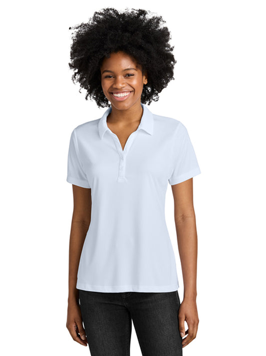 Women's PosiCharge Moisture-Wicking Polo - LST550 - White