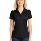 Women's Micropique Sport Polo - LST650 - Black