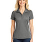 Women's Micropique Sport Polo - LST650 - Grey Concrete