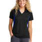 Women's Pocketless Side Blocked Polo Shirt