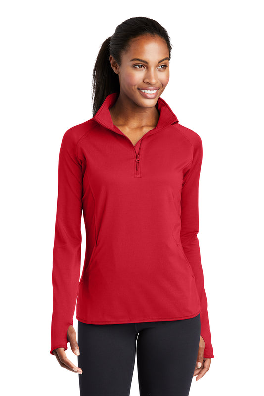 Women's Sport-Wick® Stretch 1/4-Zip Pullover - LST850 - True Red