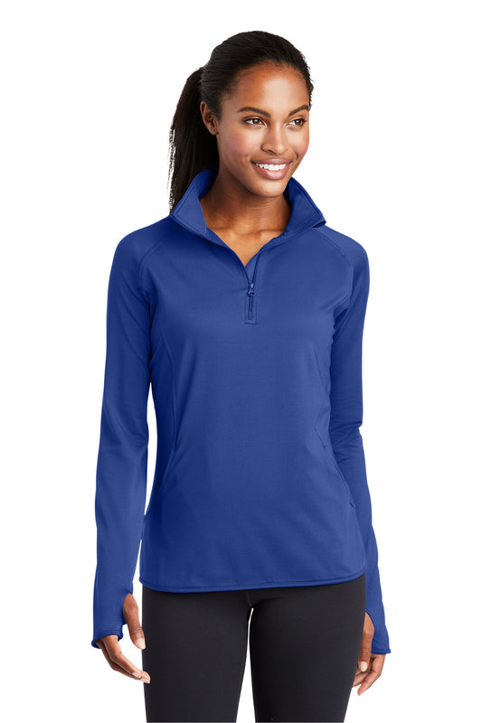 Women's Sport-Wick® Stretch 1/4-Zip Pullover - LST850 - True Royal