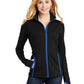 Women's Contrast Jacket - LST853 - Black/True Royal