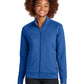 Women's Two-Pocket Sport-Wick Stretch Full-Zip Cadet Jacket - LST857 - True Royal