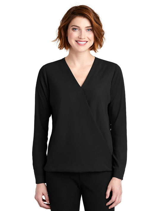 Women's Wrap Blouse Shirt