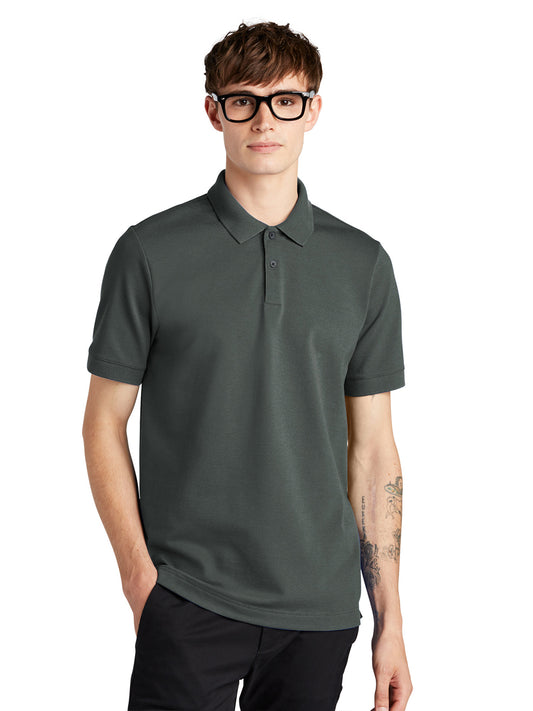Men's Stretch Heavyweight Pique Polo - MM1000 - Anchor Grey