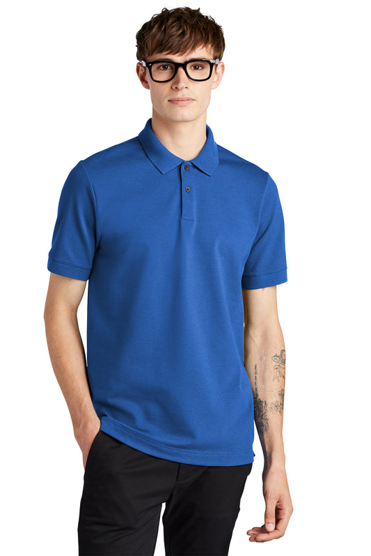 Men's Stretch Heavyweight Pique Polo - MM1000 - Blue Note