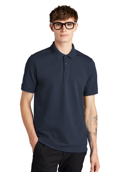 Men's Stretch Heavyweight Pique Polo - MM1000 - Night Navy