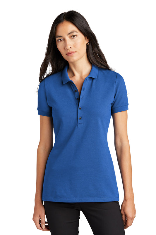 Women's Stretch Heavyweight Pique Polo - MM1001 - Blue Note