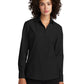 Women's Pocketless Long Sleeve Woven Shirt