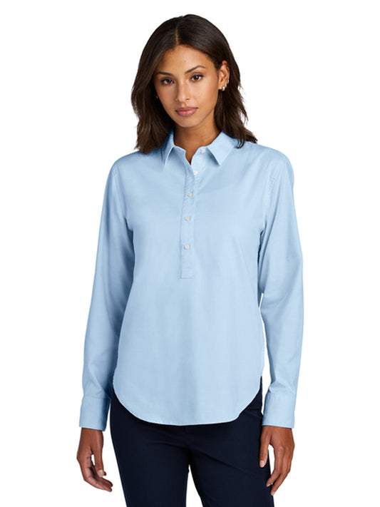 Women's Pocketless Modern Oxford Shirt - MM2003 - Light Blue