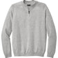 Men's 1/4-Zip Sweater - MM3020 - Gusty Grey Heather