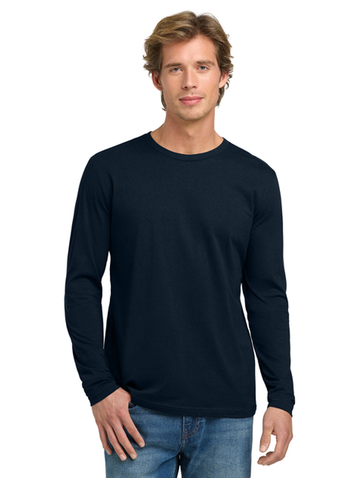 Unisex Pocketless Long Sleeve Tee