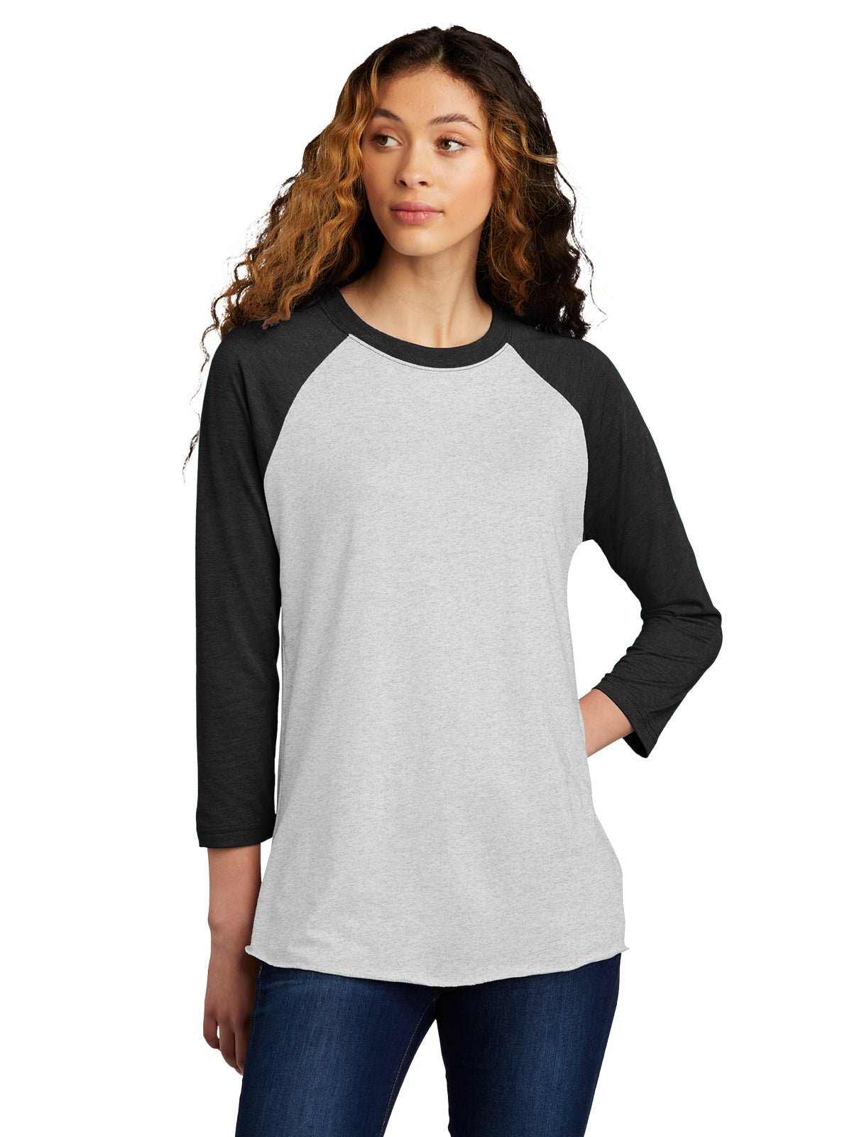 Unisex 3/4 Sleeve Raglan Tee