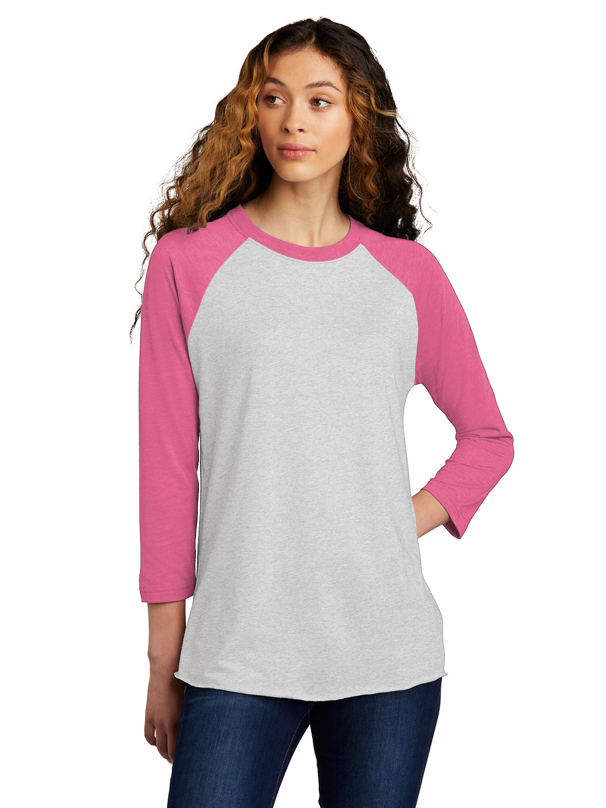 Unisex 3/4 Sleeve Raglan Tee