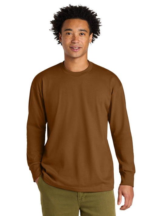 Men's Heavyweight Long Sleeve Tee - NL7211 - Clay