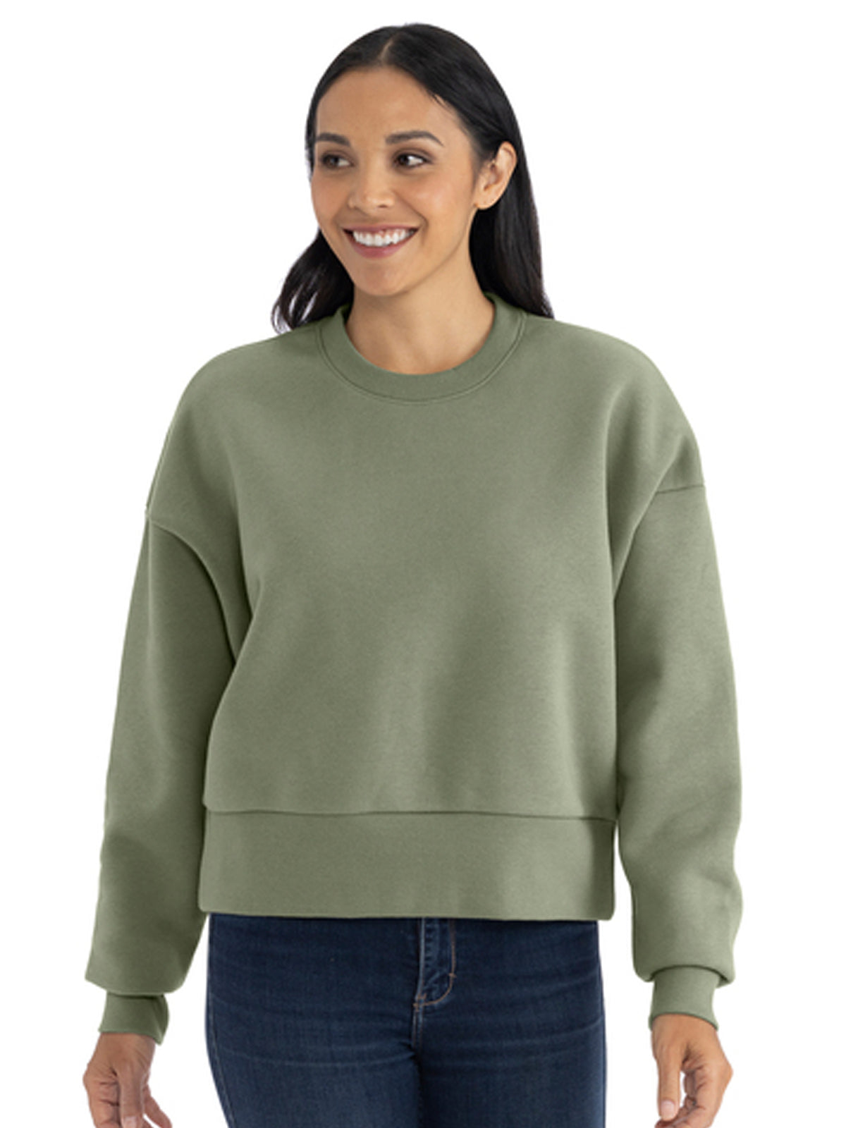 Women’s Heavyweight Sweatshirt - NL9087 - Light Olive