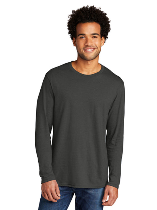 Men's Pocketless Tri-Blend Long Sleeve Tee - PC330LS - Coal Grey