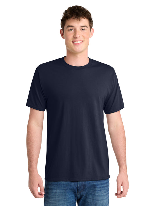 Men's Pocketless Performance Blend Tee - PC381 - Deep Navy