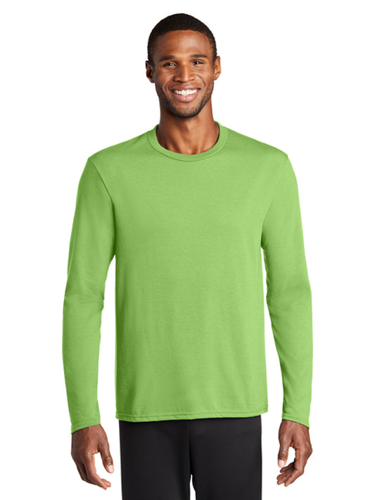 Men's Pocketless Long Sleeve Tee - PC381LS - Lime