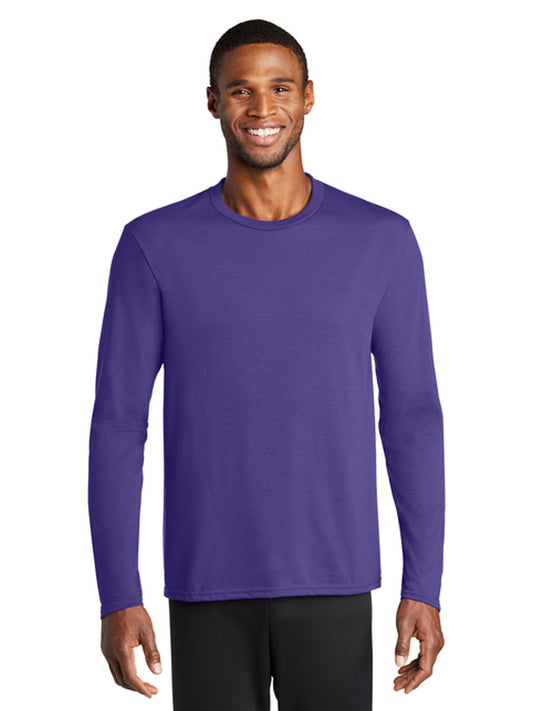 Men's Pocketless Long Sleeve Tee - PC381LS - Purple