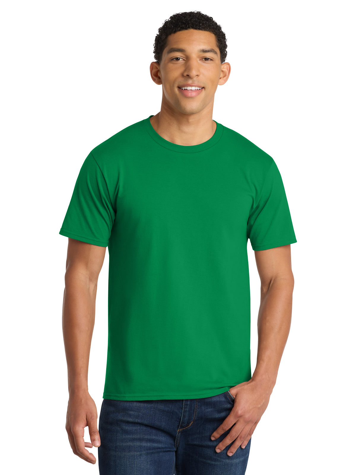 Men's Pocketless Fan Favorite Tee - PC450 - Athletic Kelly