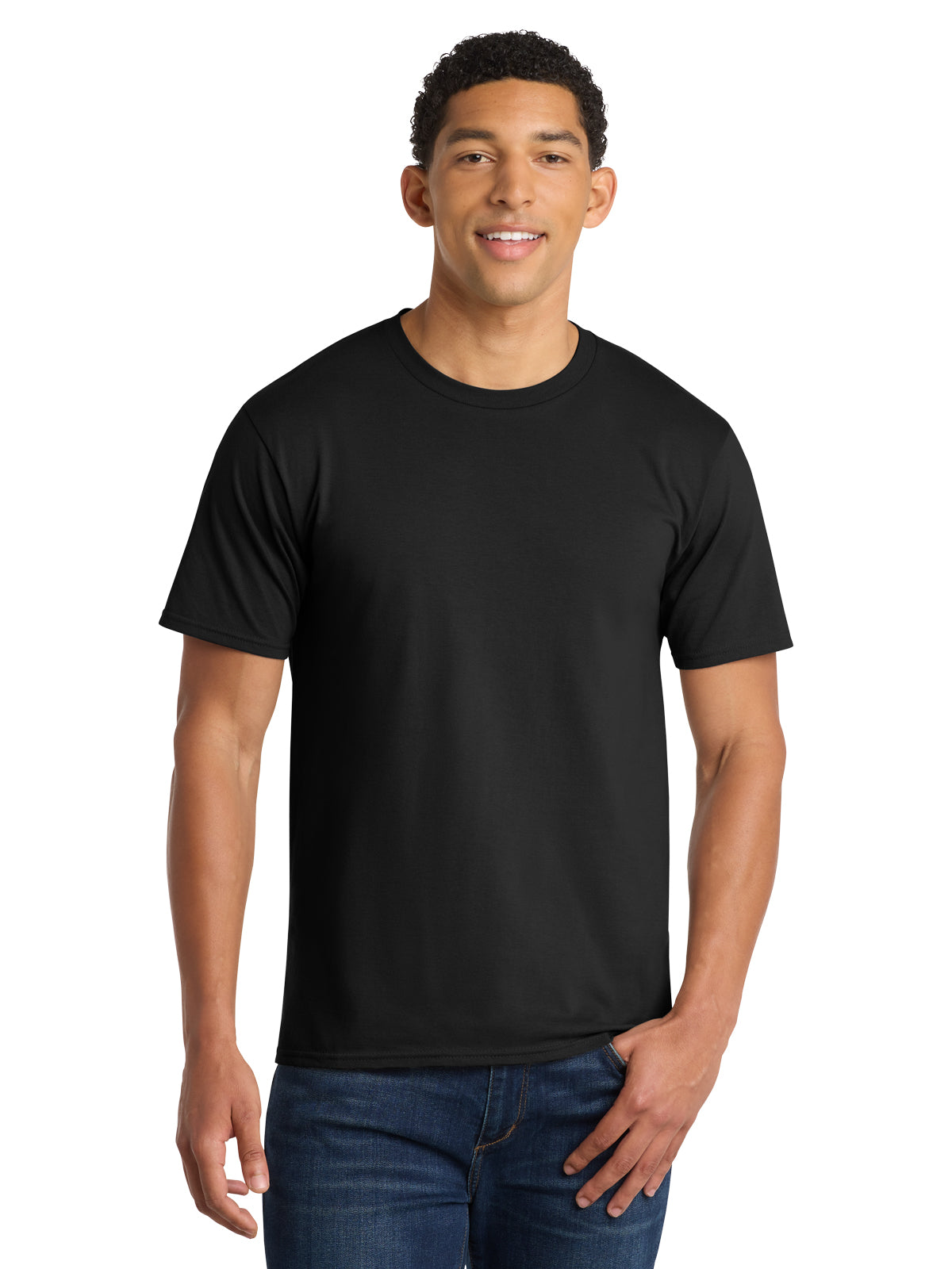 Men's Pocketless Fan Favorite Tee - PC450 - Jet Black