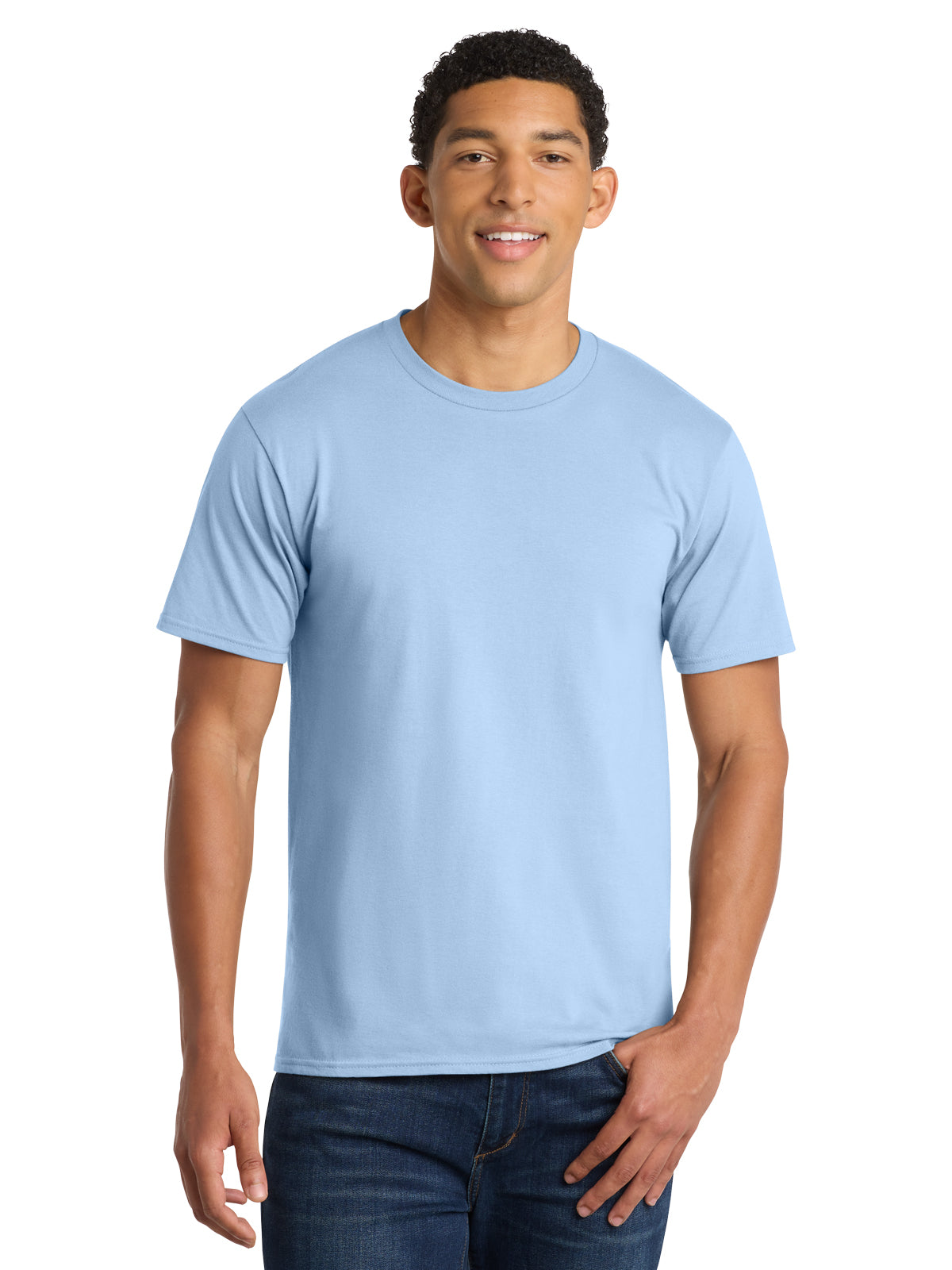 Men's Pocketless Fan Favorite Tee - PC450 - Light Blue