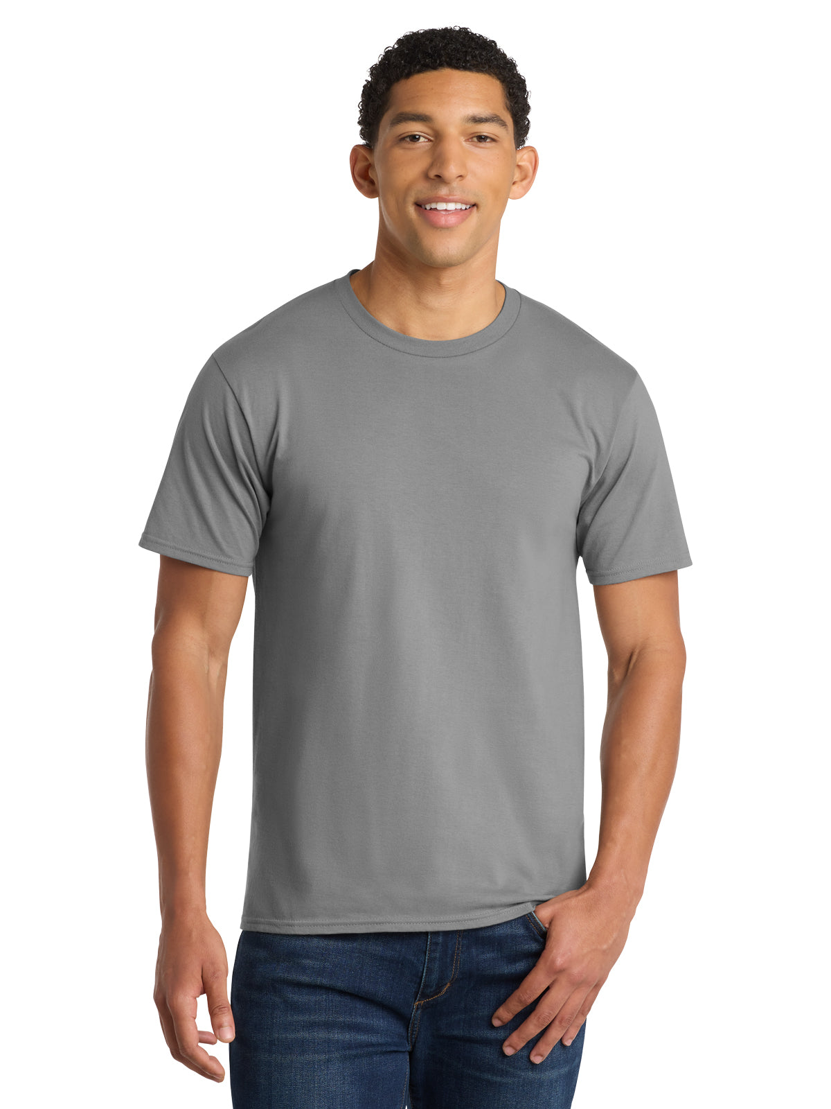 Men's Pocketless Fan Favorite Tee - PC450 - Medium Grey