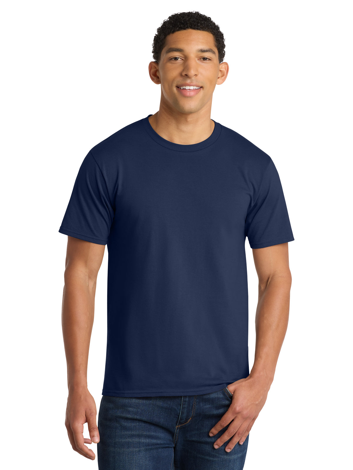 Men's Pocketless Fan Favorite Tee - PC450 - Team Navy