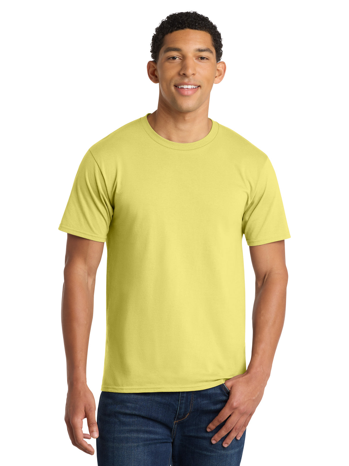 Men's Pocketless Fan Favorite Tee - PC450 - Yellow