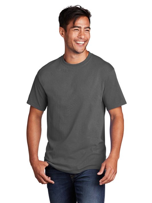 Men's Pocketless Core Cotton Tee - PC54 - Charcoal