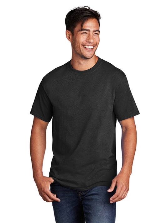 Men's Pocketless Core Cotton Tee - PC54 - Jet Black