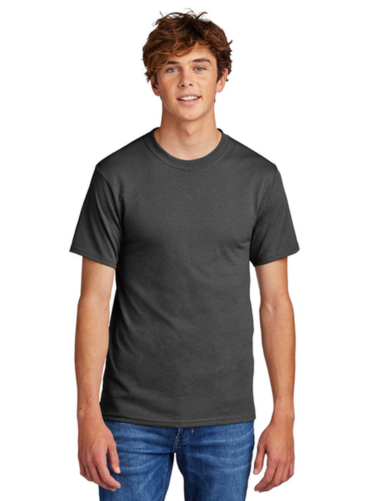 Men's Pocketless Core Blend Tee - PC55 - Charcoal