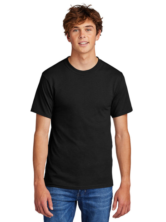 Men's Pocketless Core Blend Tee - PC55 - Jet Black