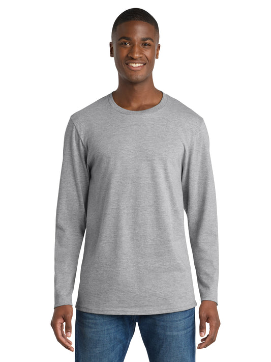 Men's Long Sleeve Bouncer Tee - PC600LS - Athletic Heather