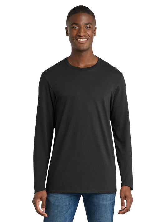 Men's Long Sleeve Bouncer Tee - PC600LS - Deep Black