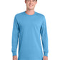 Men's Long Sleeve Essential Tee - PC61LS - Aquatic Blue