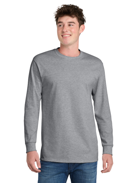 Men's Long Sleeve Essential Tee - PC61LS - Athletic Heather